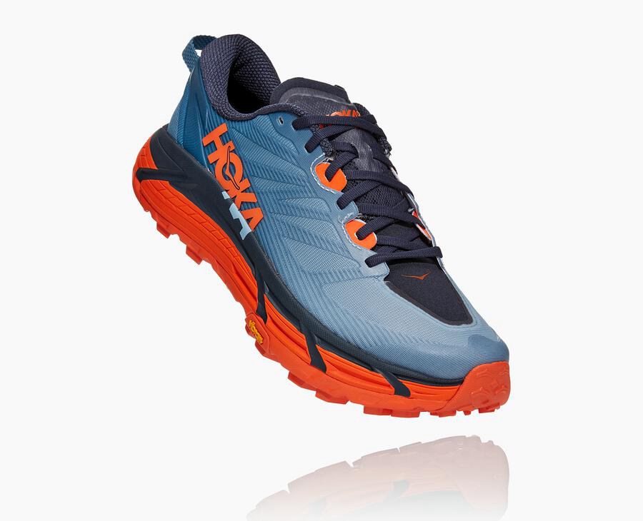 Hoka One One Spor Ayakkabı Erkek Mavi - Mafate Speed 3 - RU0328149